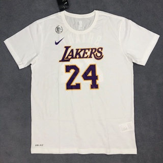 Lakers Kobe retro 8 24 basketball short-sleeved t-shirt male students leisure sports tee mans top