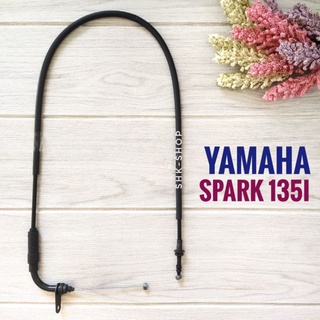 สายเร่งชุด  YAMAHA SPARK135i  (  ยามาฮ่า  สปาร์ค135ไอ ) สายคันเร่ง สายเร่ง