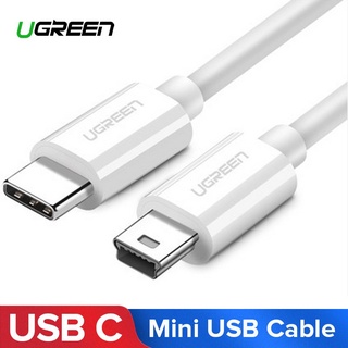 Ugreen สายเคเบิลข้อมูล Type-C เป็น Micro USB 1.5 ม. 2A Type-C เป็น Mini USB สําหรับคอมพิวเตอร์ Android โทรศัพท์