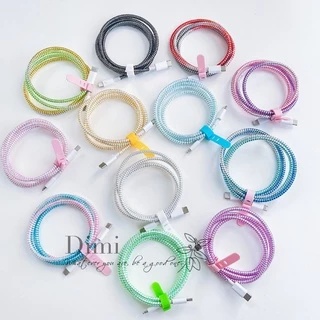 พร้อมส่ง สายเกรียว ที่ถนอมสายชาร์จหรือหูฟัง ใช้งานง่าย สายชาร์จกับมาหน้าใช้อีกครั้ง