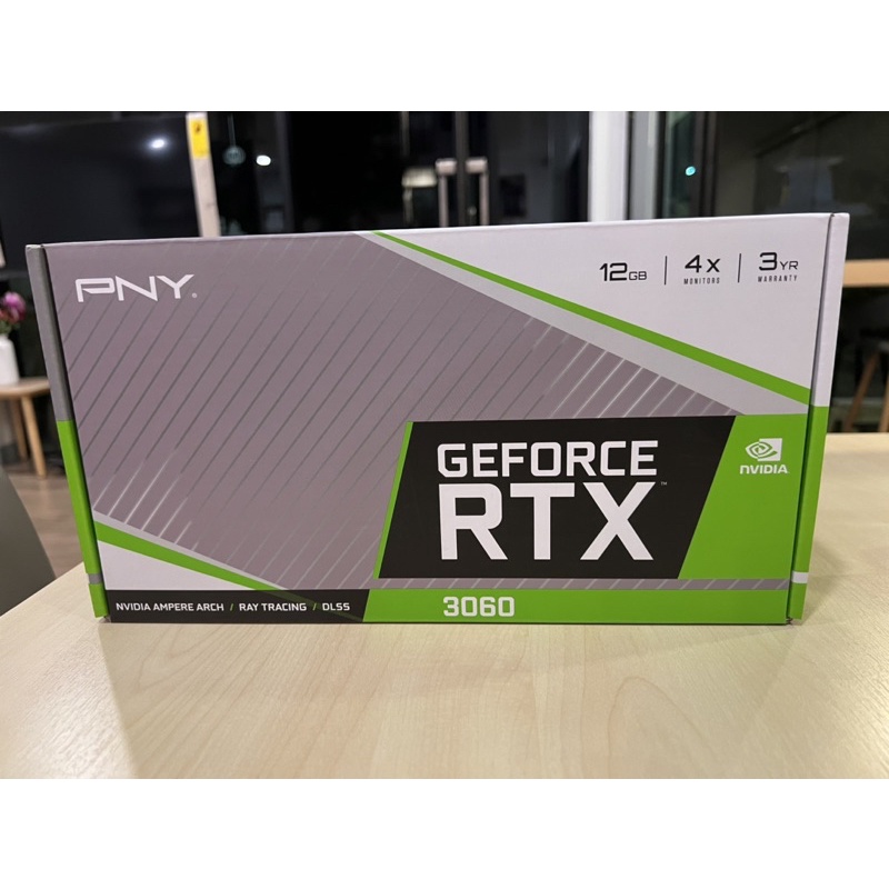 การ์จอมือสอง PNY RTX3060 สภาพนางฟ้าา+++ประกันไทย