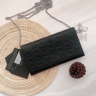 สด-ผ่อน📌แท้💯 Mcm Klara Chain Wallet in Monogram Leather