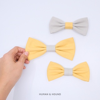 Bowtie โบว์ สำหรับใส่คู่กับ ปลอกคอสุนัข Human and  Hound - Canvas Bowtie