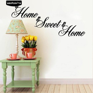 west sweet home proverb สติ๊กเกอร์สําหรับติดตกแต่งผนังบ้าน