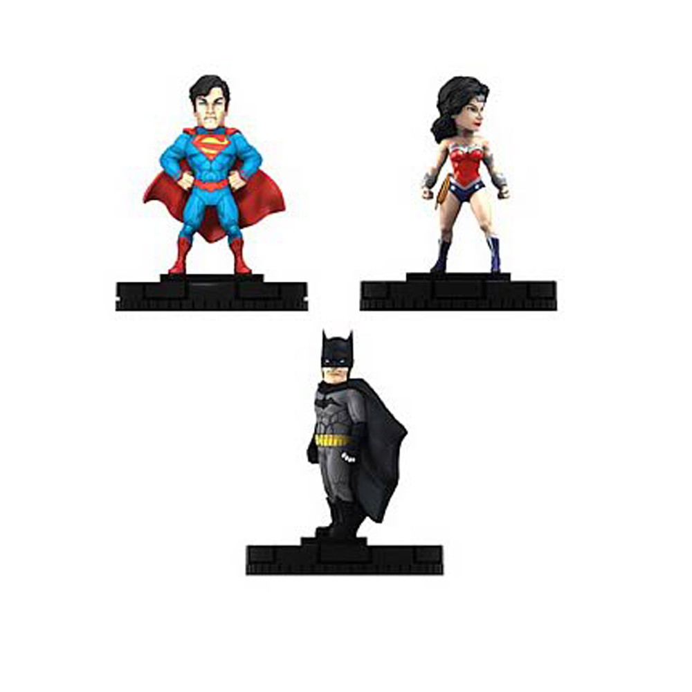 NECA DC Comics Superheroes HeroClix TabApp, 3-Pack