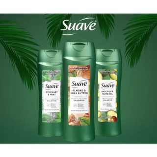 แชมพู + ครีมนวดผม Suave Professionals Moisturizing Shampoo and Conditioner with 100% natural แชมพู Suave สำหรับผู้ใหญ่