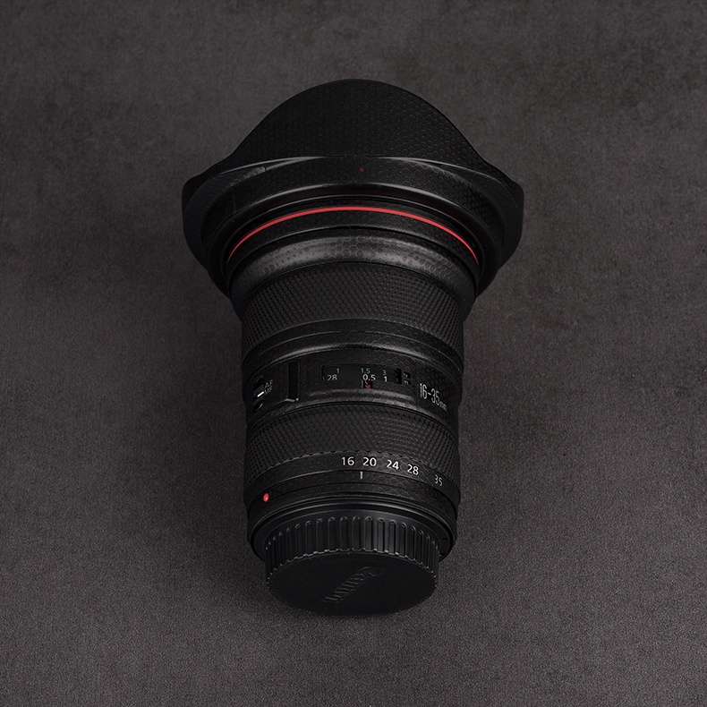 ฟิล์มสติกเกอร์คาร์บอนไฟเบอร์ สําหรับ Canon EF16-35 f2.8 G2  รุ่นที่สอง 1635 3M