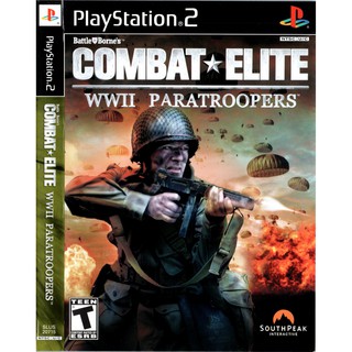 แผ่นเกมส์ Combat Elite WWII Paratroopers PS2 Playstation2 คุณภาพสูง ราคาถูก