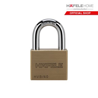 HAFELE กุญแจคล้องสายยูทองเหลือง 40 มม. / BRASS PADLOCK 40 mm.