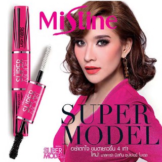 แท้100% มาสคาร่า Mistine Super Model Mascara พลอย พร้อมส่ง^^