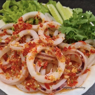 ปลาหมึกหั่นวง Squid Ring