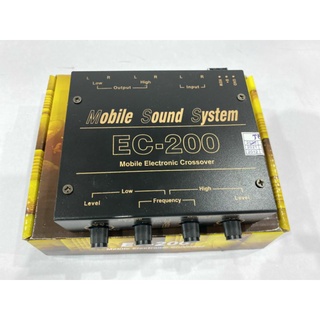 EC-200 ปรับเสียง.ครอสเพิ่มซับเบส แรงๆๆ เร่งได้ดั่งใจ เบสติดมือ ครอสเบส สินค้าคุณภาพ คุ้มเกินราคา เครื่องเสียงติดรถยนต์