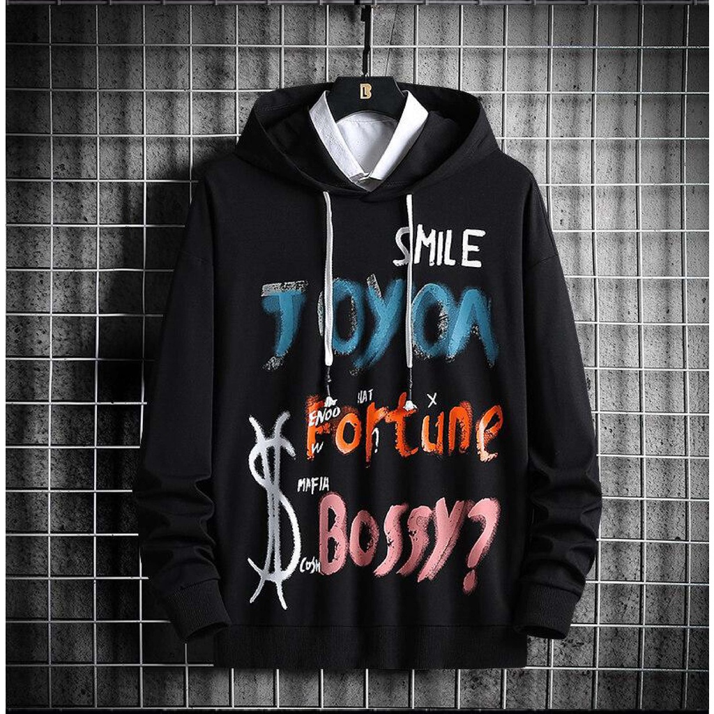 BS/ /HOODIE BOSSY JACKET SWETER UNISEX แฟชั่นผู้ชายและผู้หญิง GQ