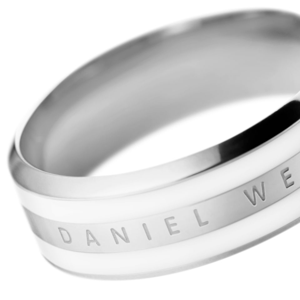 Dan welli CLASSIC RING SATIN สีขาว