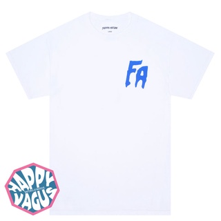 เสื้อยืดคอกลม แขนสั้น ผ้าฝ้าย พิมพ์ลายตัวอักษร Fucking Awesome สไตล์คลาสสิก สีพื้น