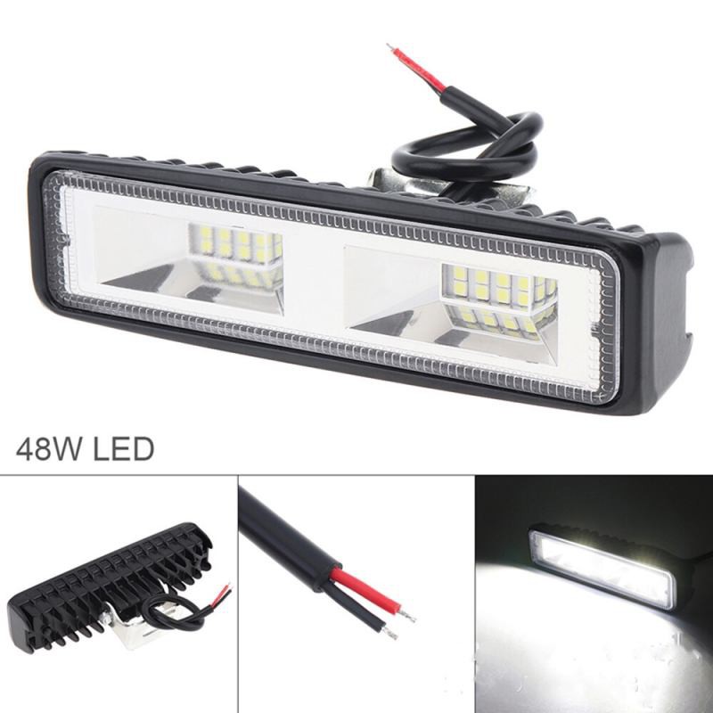 พร้อมส่งจากไทย สปอร์ตไลท์ LED (1ชิ้น) 16 ดวง 48W วัตต์ ใช้ได้ 12-24V โวลท์