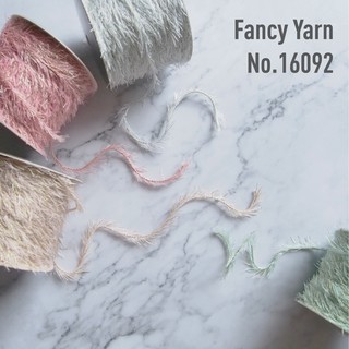 MOMOTARA No. 16092 เชือก  เส้นด้ายแฟนซี Fancy Yarn ขนาด 1.3 CM ยาว 50 หลา