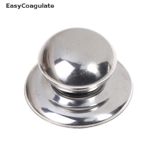 Eas 2pcs/set Stainless Steel Replaceable Cover Button Pan Pot Glass Lid Cover Handle Ate