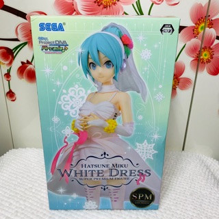 Miku White Dress SPM ของ🇯🇵แท้ มือ 1 สูง 23 CM