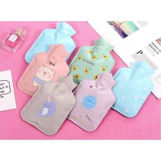 กระเป๋าน้ำร้อน ถุงน้ำร้อน PVC แบบพกพาลายการ์ตูน คละสี คละลาย…