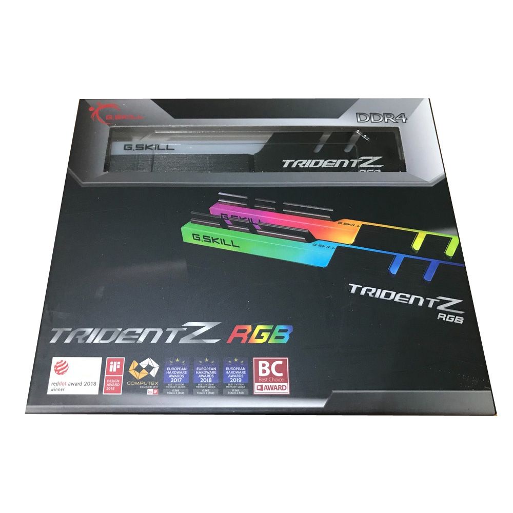 G.Skill 64GB (2x32GB) Trident Z RGB DDR4 3600MHz CL18 1.35V Dual Channel Kit