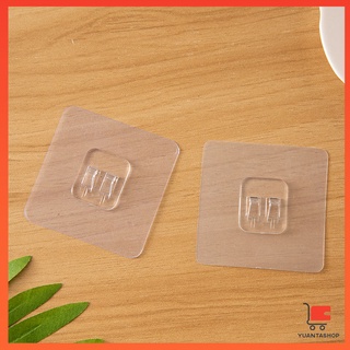 ตะขอกาวเขี้ยวงู  แบบใส  ตะขอแขวนชั้นวาง Adhesive hook