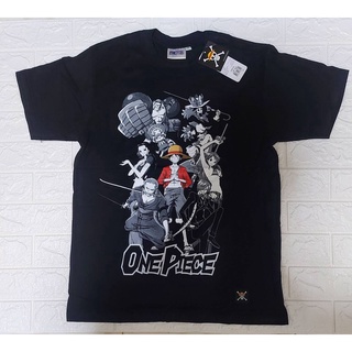 เสื้อยืดวันพีช One Piece เสื้อยืดลายการ์ตูน ลาย เสื้อยืดผช เท่ๆ คอลูกเรือ เสื้อยืดราชาโจรสลัด