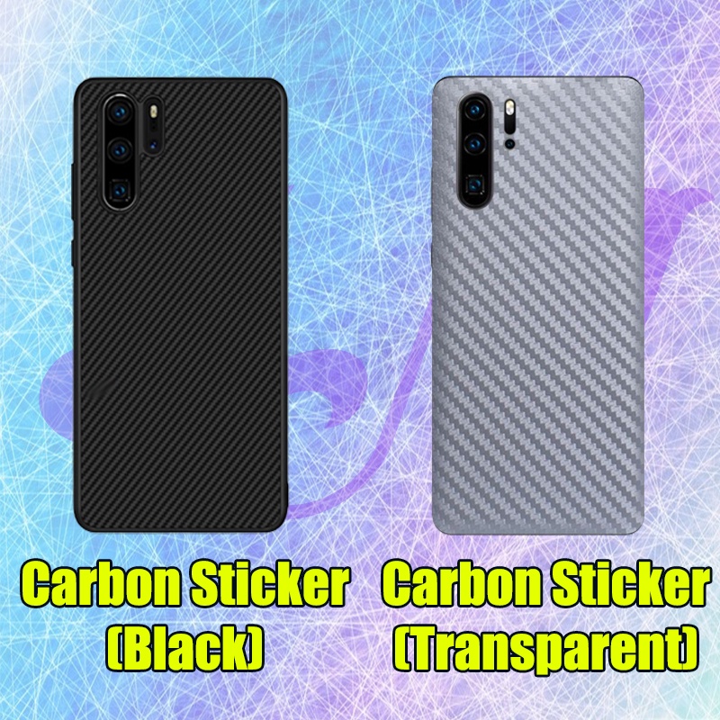 Huawei Nova Lite 2i 2 3 3i 3e 4 4e 5T 7 7i 8 8i 9 10 SE 11i Pro 12 12i 12s 13i คาร์บอนไฟเบอร์ปกหลังส