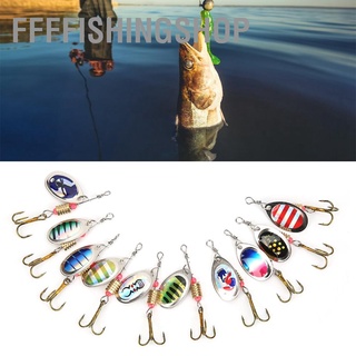 [ffffishingshop] ชุดเหยื่อตกปลาเหมือนจริง 10 ชิ้น