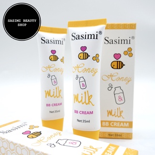 SASIMI Honey &amp; Miilk BB Cream บีบีครีมน้ำผึ้งและนม ปกปิดพร้อมบำรุงผิว