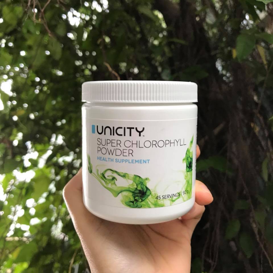 exp5/2021 Unicity Chlorophyll Powder คลอโรฟิลล์ ยูนิซิตี้ ผลิตภัณฑ์เสริมอาหาร และ ล้างสารพิษ