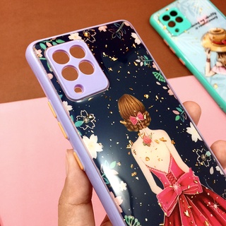 พร้อมส่ง!! เคสขอบนิ่ม TPU พิมพ์ลายกันรอยกล้อง เคลือบเจลกากเพชร รุ่นออปโป้/oppo A16/A74(4G)/A74(5G)/A92/A93/Reno6(5G)