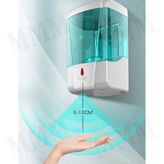 【จัดส่งทันที】 เครื่องกดสบู่อัตโนมัติ แบบติดผนัง น้ำยาล้างจาน ที่จ่าย เจลแอลกอฮอล์ สบู่เหลว จุ700ML