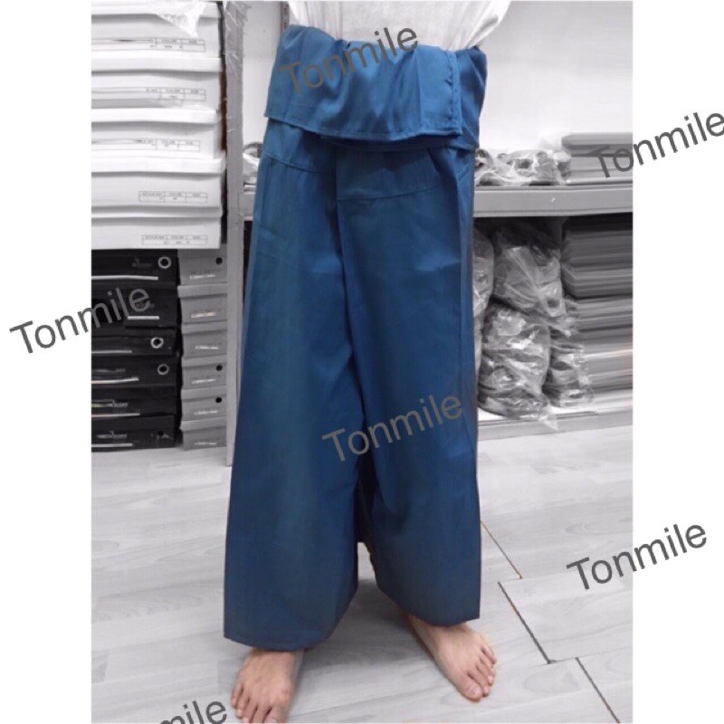 ส่งทุกวัน❤️ กางเกงเล ขาก๊วย สะดอ ผ้าโทเรแท้ 100% ไม่บาง ขายาว สีดำ สีขาว มีหลายสี