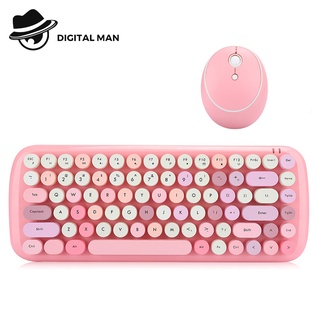 MOFii Wireless Mouse + Keyboard Candy/Numeric Keypad ชุดเมาส์คีย์บอร์ดไร้สาย Mini แป้นตัวเลข#Digital Man