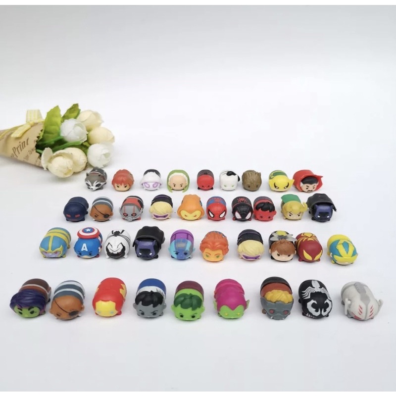 Mini Tsum Tsum Squisies Marvel Edition Original Loose Pack (Tsum2 Squishy ไซส์ S 2cm Marvel)