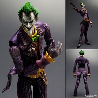 Square Enix งานแท้ Original Figma Play Arts Kai Figure ฟิกเกอร์ โมเดล Batman Arkham Asylum แบทแมน Joker เดอะ โจ๊กเกอร์