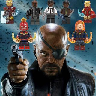 เข้ากันได้กับ Leging Minifigures Nick Fury Marvel Thor ของขวัญวันเกิดอาคารบล็อกของเล่นเด็กสําหรับเด็ก