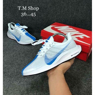 รองเท้าผ้าใบไนกี้ รองเท้าNike ZoomX 35 Pegasus Turbo White-Blue size 36-45(New)