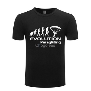 [100% Cotton] เสื้อยืด พิมพ์ลาย Evolution Of Paragliders JIfced86KAlnoo82 สไตล์คลาสสิก สําหรับผู้ชาย