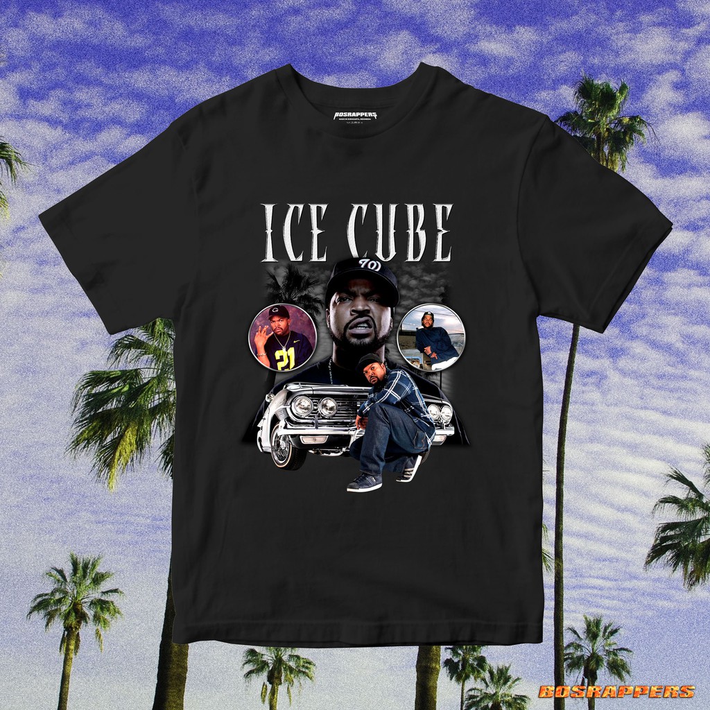 น้ําแข็ง CUBE RAP TEE | เสื้อยืดก้อนน้ําแข็ง | เสื้อยืด Ice CUBE