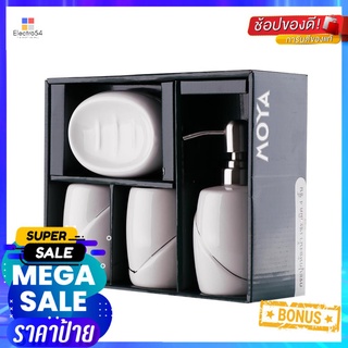 กระปุกห้องน้ำเซรามิก MOYA B80290BATHSET MOYA B80290 CERAMIC