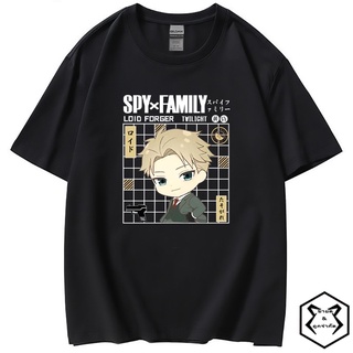 เสื้อยืดโอเวอร์ไซส์Manga Anime spy x family ลอยด์ ฟอเจอร์ อาเนีย ฟอเจอร์ ยอร์ ฟอเจอร์ cotton ฝ้าย Loid Anya Yor Bond For