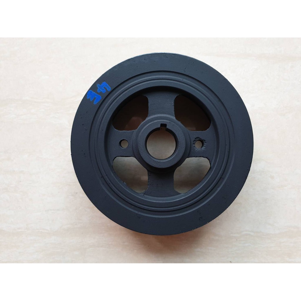 มู่เลย์หน้าเครื่อง (มู่เลย์ข้อเหวี่ยง) TOYOTA 4E-FE,EE100,EE111 ราคาตัวละ 680 บาท