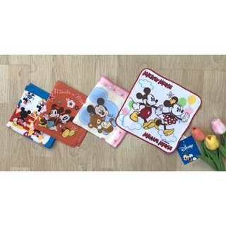 ✨สินค้ามือหนึ่ง✨   ผ้าเช็ดหน้า Mickey&amp;friends🐭 (Made in japan🇯🇵)