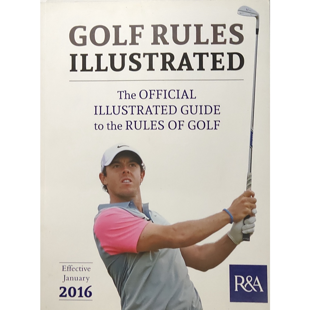 หนังสือ กอล์ฟ สอนตีกอล์ฟ ภาษาอังกฤษ Golf Rules Illustrated 192Page ...