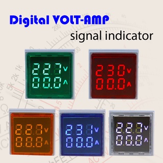 มิเตอร์แสดงค่าแรงดันและกระแสไฟฟ้าสลับ 50-500Vac, I=0-100A  / Digital Signal Indicator Display 50-500Vac / I=0-100A