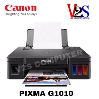 Canon Printer PIXMA รุ่น G1010 เครื่องปริ้นเตอร์อิงค์เจ็ทแท้ง ขายหมึกเติมแท้ 1 ชุด