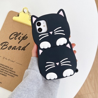 เคสโทรศัพท์มือถือ ลายการ์ตูนหูแมวน่ารัก 3D สําหรับ OPPO Reno 7Z 8Z 7 Lite 4Z A54 4G A55 A96 5G A16 A52 A72 A92 A31 A53 A33 A32 A15 A15S A35 A5 A9 2020 A12 A7 A5S A3S A12 A12E F5 F1s เคสซิลิโคน