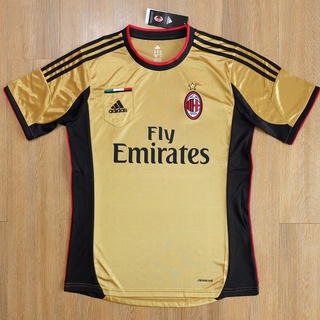 เสื้อบอลย้อนยุค ทีมเอซีมิลาน AC Milan Second Away Jersey Retro 20013-14 เกรด AAA